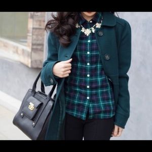 j crew flannel perfect shirt
